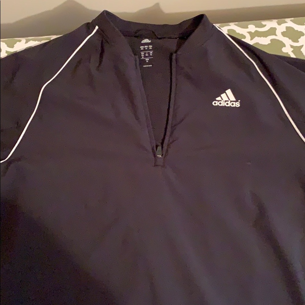 Adidas Boys Quarter Zip Baseball Pullover